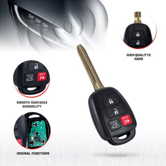 FOR 2014-2019 Toyota Highlander Keyless Entry Remote Car Key Fob GQ4-52T H CHIP WholesaleKR-T4SG-10