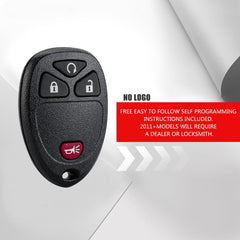 Keyless Entry Remote Car Key Fob Replacement for 2007 2008 2009 2010 2011 2012 2013 Silverado OUC60270  KR-C4RC-10