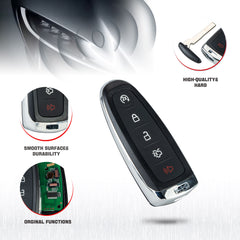 5-btn Smart Keyless Remote Car Key Fob for 2013 - 1016 Ford Escape M3N5WY8609 KR-F5RE