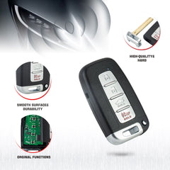 4-Buttons Smart Keyless Entry Remote Fob for 2011-2014 Hyundai Sonata SY5HMFNA04 315MHZ KR-K4RA