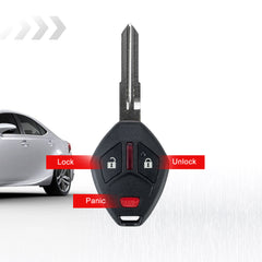 Keyless Entry Remote Key Fob Replacement for 2011 - 2014 Mitsubishi I-MeiV FCC ID:OUCG8D-625M-A 315mhz KR-M3SD