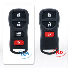 Replacement for 2002-2006 Altima and 2002-2006 Maxima Key Fob with DIY Instructions KBRSTU15 KR-N4RA-10