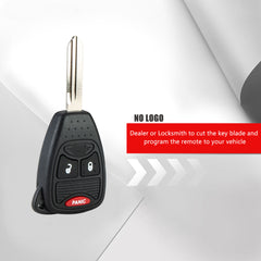 Car Key Fob Keyless Entry Remote Control Replacement for That Use 3 Button OHT692427AA KR-D3SA