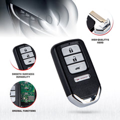 FOR 2016-2020 Honda HR-V Smart Car Key Fob 4 BUTTON Hatch FCC ID: KR5V1X Wholesale KR-H4RD-10