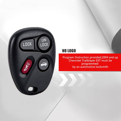 Copy of Keyless Entry Remote Control Car Key Fob Replacement for 2002-2007 Trailblazer GMC Envoy 2003 - 2008 Isuzu Ascender MYT3X6898B Wholesale KR-C4RF-10