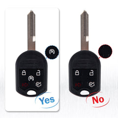 5 Buttons BestKeys Car Key Fob Keyless Entry Remote Start Replacement for Ford Compatible with 2011-2016 Expedition Flex FCC ID: CWTWB1U793 164-R8000 KR-F5SA-05