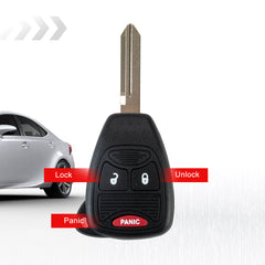 Car Key Fob Keyless Entry Remote Control Replacement for That Use 3 Button OHT692427AA KR-D3SA