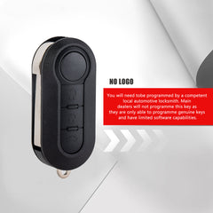 3-Button Keyless Entry Remote Lock Flip Key Fob for 2012-2016 Fiat 500L Panda 2015-2019 Ram ProMaster 1500 2500 3500 City KR-G3SE