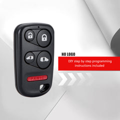 5-Button Smart Keyless Car Key Fob Remote Compatible with 2001-2004 Honda Odyssey with Power Sliding Doors FCC ID:OUCG8D-440H-A  KR-H4RF