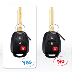 3 Buttons Replacement for New Keyless Entry Remote Car Key for 2012-2016 Prius C That Use HYQ12BDM with G Chip KR-T3SB