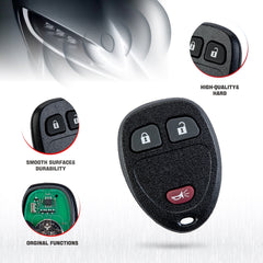 Keyless Entry Remote Car Key Vehicles Compatible for 2007-2009 Equinox OUC60270 Wholesale KR-C3RD-10