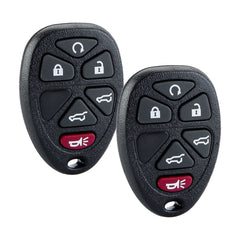 Keyless Entry Car Key Replacement for Selected GMC Chevrolet Vehicles That Use 6 Button OUC60270 0859053   KR-C6RA