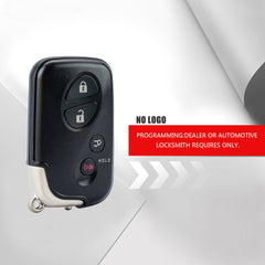 4 Buttons Keyless Entry Proximity Smart Remote Key Fob for Lexus Compatible with for 2009-2015 RX350 2010-2015 RX450h 2010-2016 GX460 2008-2013 LX570 2011-2016 CT200h HYQ14ACX KR-L4RB