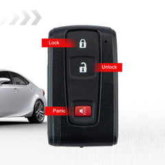 Smart Key Fob fits 2004 - 2009 Toyota Prius Keyless Entry Remote for Silver Logo Only (FCC ID:MOZB31EG)