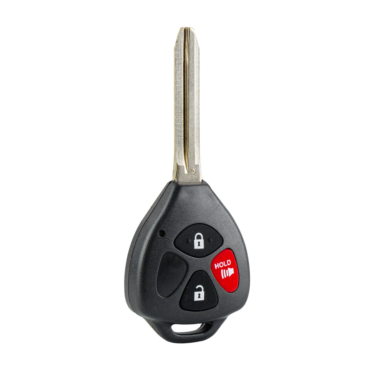 3 Buttons Keyless Entry Car Remote Control Car Uncut Ignition Key Fob Compatible with Toyota Replacement for 2007-2010 Yaris MOZB41TG 4D67 KR-T3SD