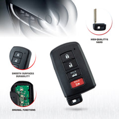 Keyless Entry Remote Key Fob Replacement for 2013 -2017 TOYOTA CAMRY COROLLA HYQ14FBA KR-T4RE